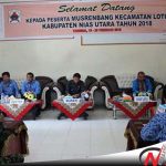 Musrembang Kecamatan Lotu Dibuka Bupati Nias Utara