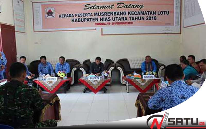 Musrembang Kecamatan Lotu Dibuka Bupati Nias Utara