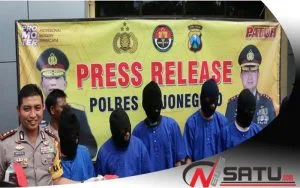 Polres Bojonegoro Ringkus Enam Pelaku Curanmor