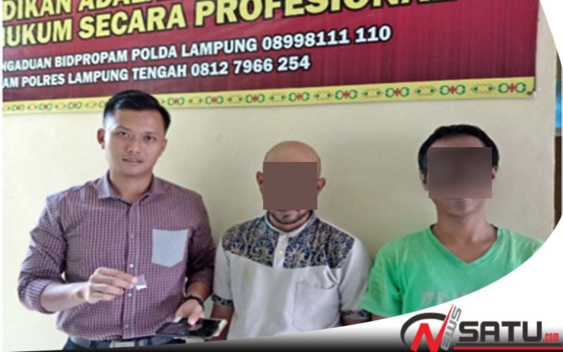 Simpan Narkoba, Dua Warga Lampung Tengah Diamankan Polisi