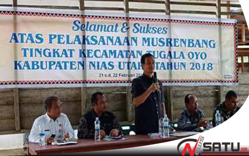 Wabup Nias Utara Buka Musrembang Di Kecamatan Tugala Oyo