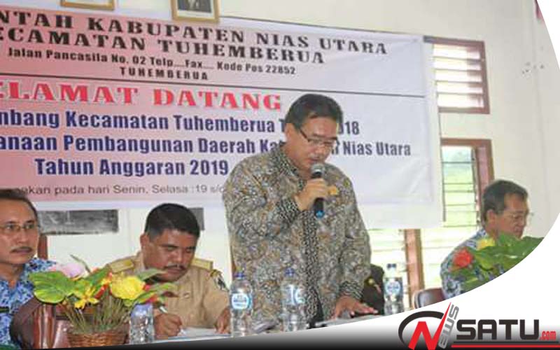 Wakil Bupati Nias Utara Buka Musrenbang Kecamatan Tuhemberua
