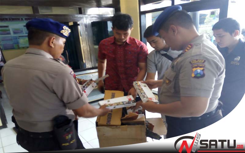 Satpol Airud Sumenep Amankan Ratusan Slop Rokok Ilegal Diatas Kapal
