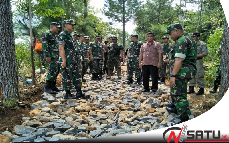 Danrem 071 Wijaya Kusuma Tinjau Lokasi TMMD