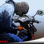 Maling Motor Di PMI Kota Probolinggo Terekam CCTV