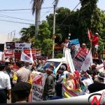 Pemilik Otlet Seluler Demo Kantor DPRD Kota Probolinggo