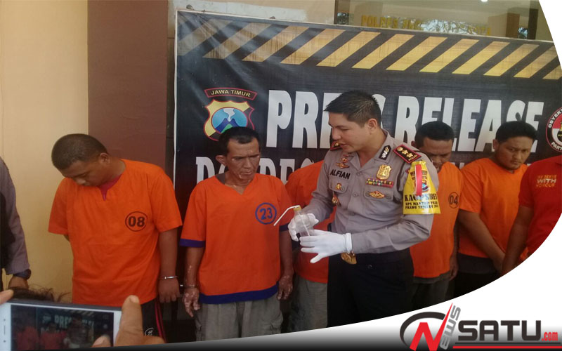 Polres Kota Probolinggo Ringkus 16 Pengguna Narkoba