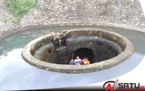 Sypon Ditengah Sungai Kabupaten Probolinggo Terus Dibanjiri Pengunjung
