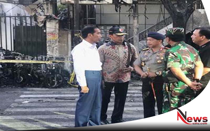 Jokowi Instruksikan Polri Usut Tuntas Pelaku Jaringan Teror Bom Gereja Surabaya