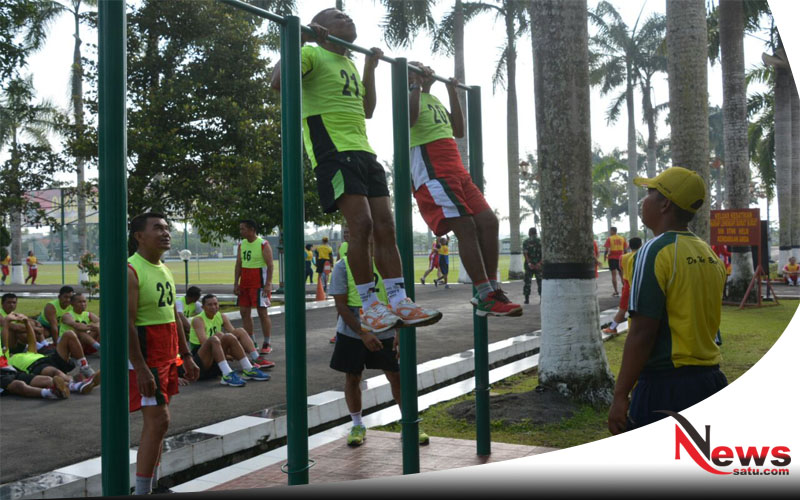 Prajurit Korem 071 Wijaya Kusuma Dilatih Kemampuan Fisik