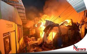 Rumah Agen Ice Cream Di Probolinggo Ludes Terbakar