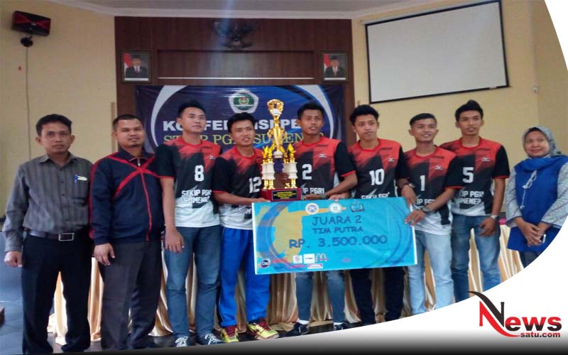 STKIP PGRI Sumenep, Sabet Juara 2 Di Ajang Bola Volly Nasional