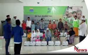 PMII Sumenep Berbagi Takjil Gratis Dan Memberikan Santunan Pada Anak Yatim