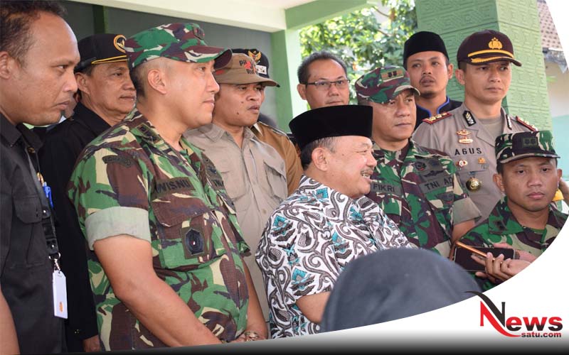 Pastikan Pilkada Damai, Danrem 081 Dhirotsaha Jaya Tinjau Pilkada Di Madiun