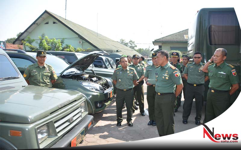Antisipasi Terjadi Kecelakaan, Danrem Cek Kendaraan Dinas