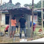 Bangun Ornamen, Wujud Kedekatan Satgas Raider Dengan Warga Papua