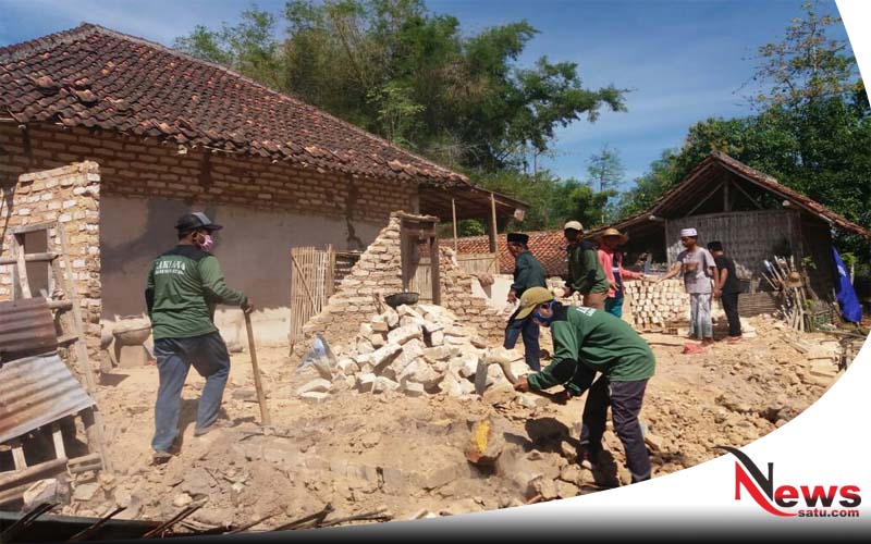 Bantu Korban Gempa Di Sumenep, Puluhan LPI Madura Diterjunkan