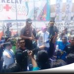 Molor 5 Jam, Akhirnya Obor Asian Games Tiba Di Kota Probolinggo