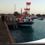 Naik Haji, Warga Pulau Gili Ketapang Probolinggo Naik Perahu Hias