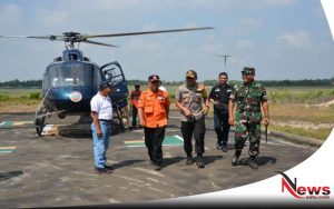 Pangdam Dan Kapolda Sumsel Pantau Titik Api Di OKI
