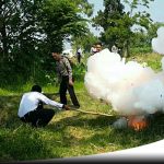 Terjadi Ledakan, Polres Kota Probolinggo Olah TKP