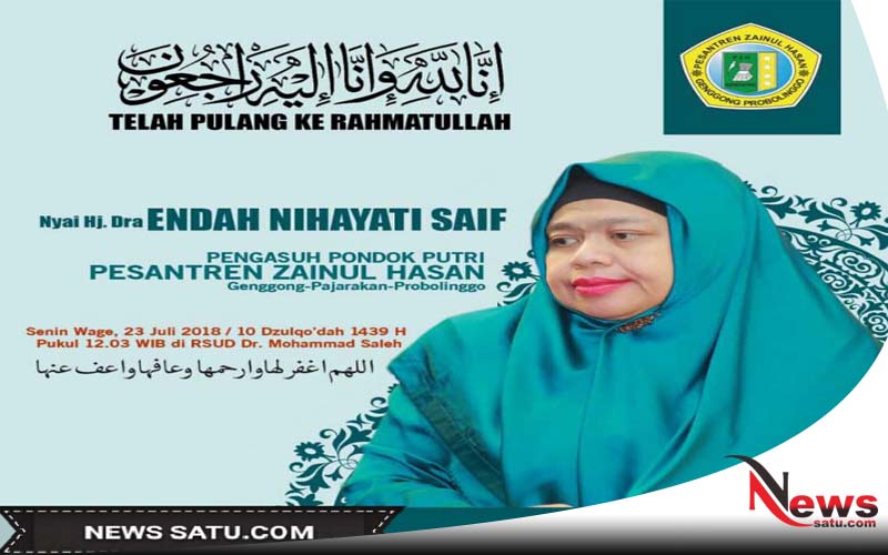 Warga Probolinggo Berduka, Nyai Endah Nihayati Wafat
