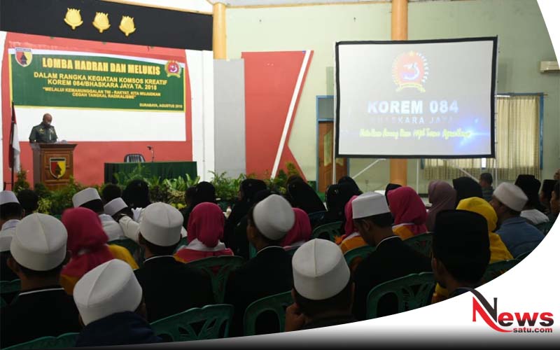 Pemuda Surabaya Ikuti Lomba Kreatifias Di Makorem 084 Bhaskara Jaya