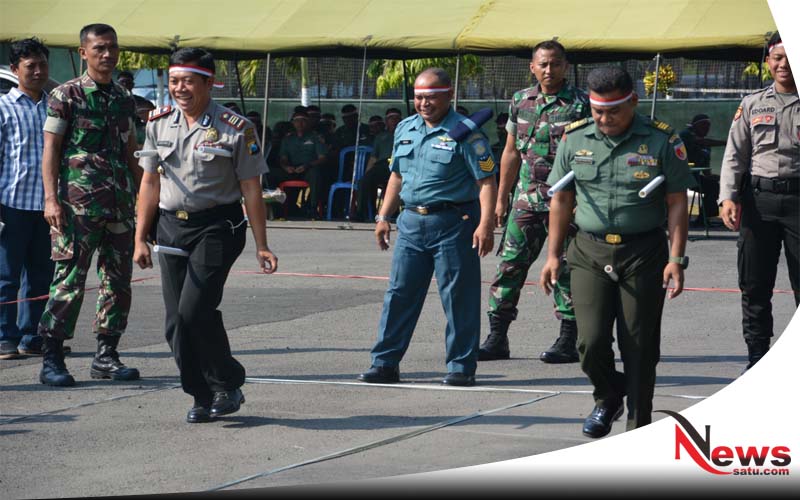 Soliditas Tiga Pilar Ramaikan Peringatan HUT RI ke-73 di Korem Bhaskara Jaya