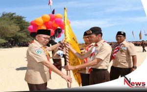 Bupati Sumenep Lepas Peserta First ASEAN Rover Moot Di Pantai Lombang