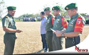 Danrem 082 CPYJ Kawal Kunjungan Presiden RI Di Mojokerto