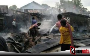 Dua Rumah Di Pamekasan Terbakar