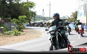 Menggunakan Trail, Danrem 083 Baladhika Jaya Tinjau Wilayah Malang Selatan