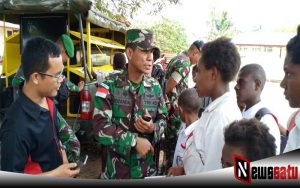 Pacu Semangat Belajar di Perbatasan, Yonmek 521 DY Luncurkan Mobil Calistung