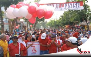 Rayakan HUT RI Ke 73, Ribuan Warga Pamolokan Sumenep Ikuti JJS