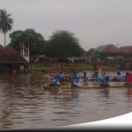 Sambut Tahun Baru Islam, Emak-emak Di OKO Gelar Lomba Perahu Bidar