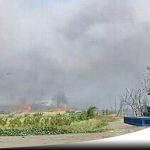 Warga Dipanikkan Dengan Kebakaran Di Pelabuhan Mayangan Probolinggo