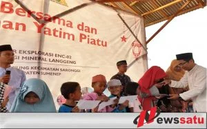 Gandeng Lazis NU, KKKS EML Kembali Berbagi Dengan Yatim Piatu Di Sumenep