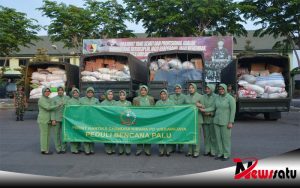 Persit Kartika Chandra Kirana Kodam Brawijaya, Kirim Bantuan ke Palu