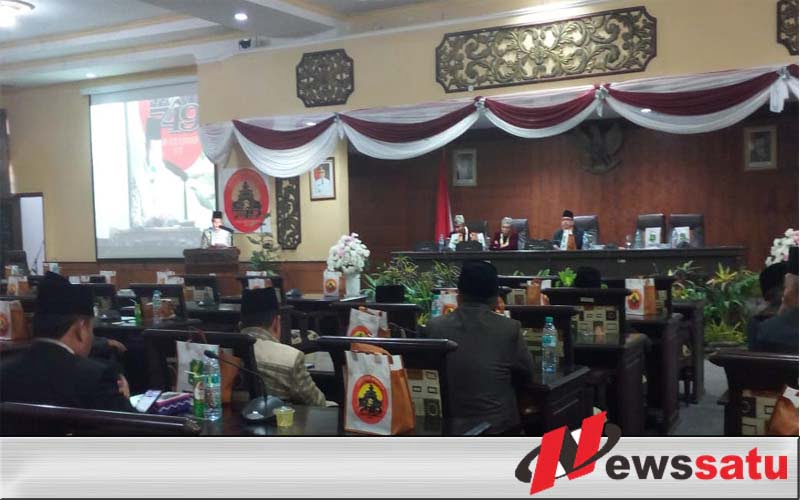 Sidang Paripurna Istimewa Hanya Dihadiri 18 Anggota Dewan, Ini Kata Bupati Busyro !!!