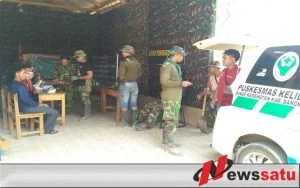 TNI Gelar Pengobatan Gratis Pada Warga Bangkalan