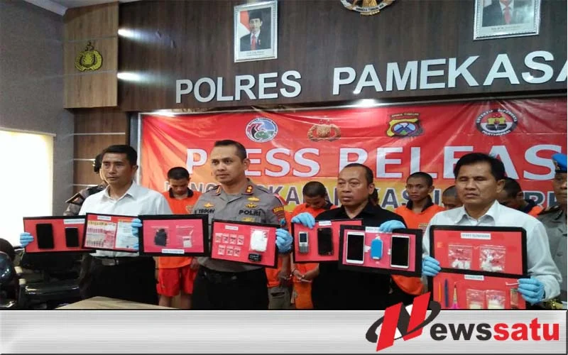 Terlibat Narkoba, 8 Warga Ditangkap Polres Pamekasan
