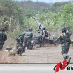 3 Matra TNI Latihan Bantuan Tembakan Terpadu Di Situbondo