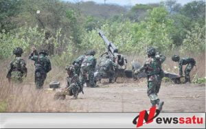 3 Matra TNI Latihan Bantuan Tembakan Terpadu Di Situbondo