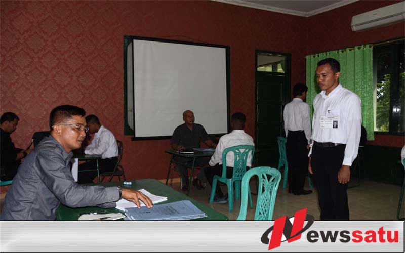 Calon Perwira Karir TNI-AD  Dikumpulkan di Makorem 084 Bhaskara Jaya