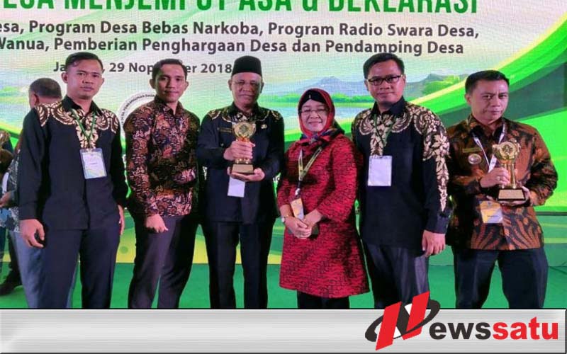 Desa Tugo Mulyo Raih Penghargaan Desa Mandiri Dari Kementerian Desa