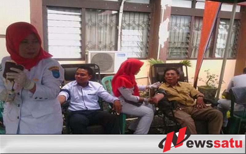 PMI OKI Gelar Aksi Donor Darah di HKN ke-54