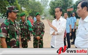 Presiden Jokowi Tinjau Pos Lintas Batas Negara Di Merauke