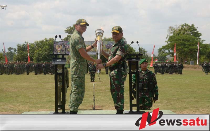 TNI-AD dan SAF Singapura Latihan Bersama Di Asem Bagus Situbondo