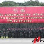 Apel Gabungan Akhir Tahun di Wilayah Kogartap III Surabaya