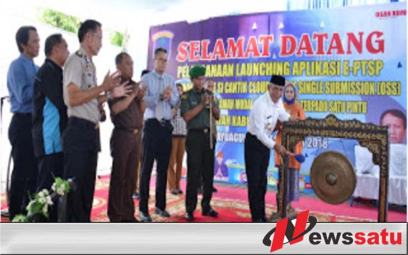 Bupati OKI Launching Perizinan Online Si Cantik Cloud